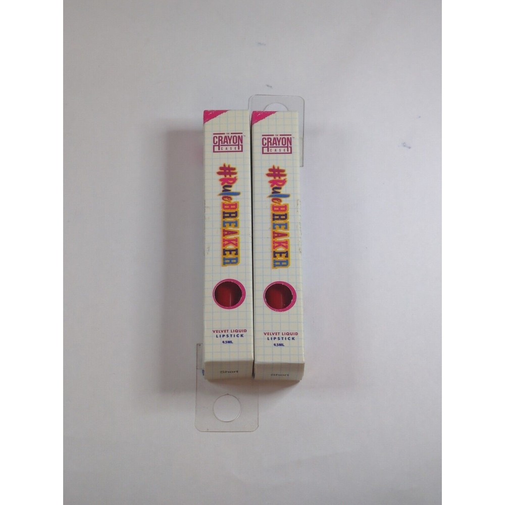 Two The Crayon Case Rule Breaker Velvet Liquid Lipstick Short, Creamy Non Drying